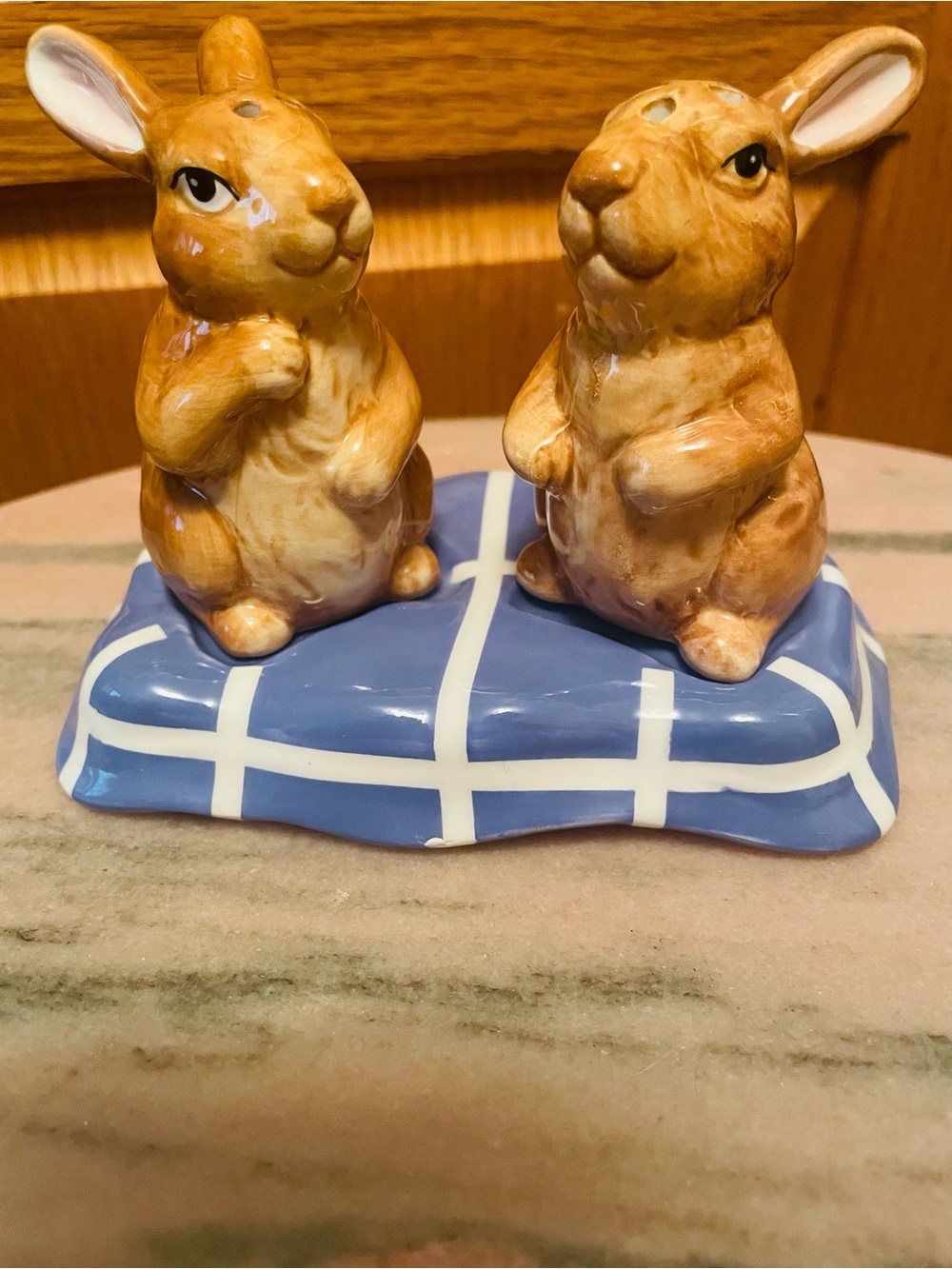 Salt and Pepper Shaker Set Rabbit Bunny Pier One